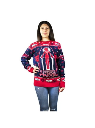 Captain marvel knit sweater online