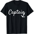 thumbnail image 1 of Captain Matching Couple Cruise Boating Anchor Graphic T-Shirt, 1 of 4