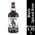 thumbnail image 1 of Captain Morgan Black Spiced Rum, 1.75 L, 47% ABV, 1 of 5