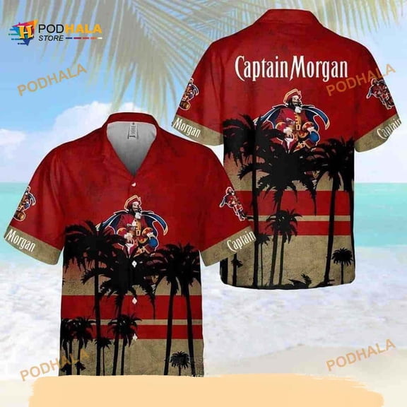 Captain Morgan Funny Hawaiian Shirt All Over Print