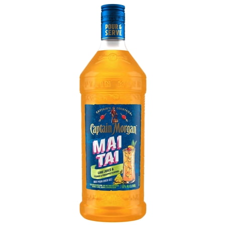Captain Morgan Mai Tai, 1.75 L Bottle, 13% ABV