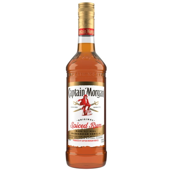 Captain Morgan Original Spiced Rum, 1 L Bottle, 35% ABV