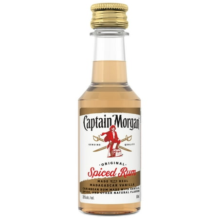 Captain Morgan Original Spiced Rum, 50 ml Bottle, 35% ABV