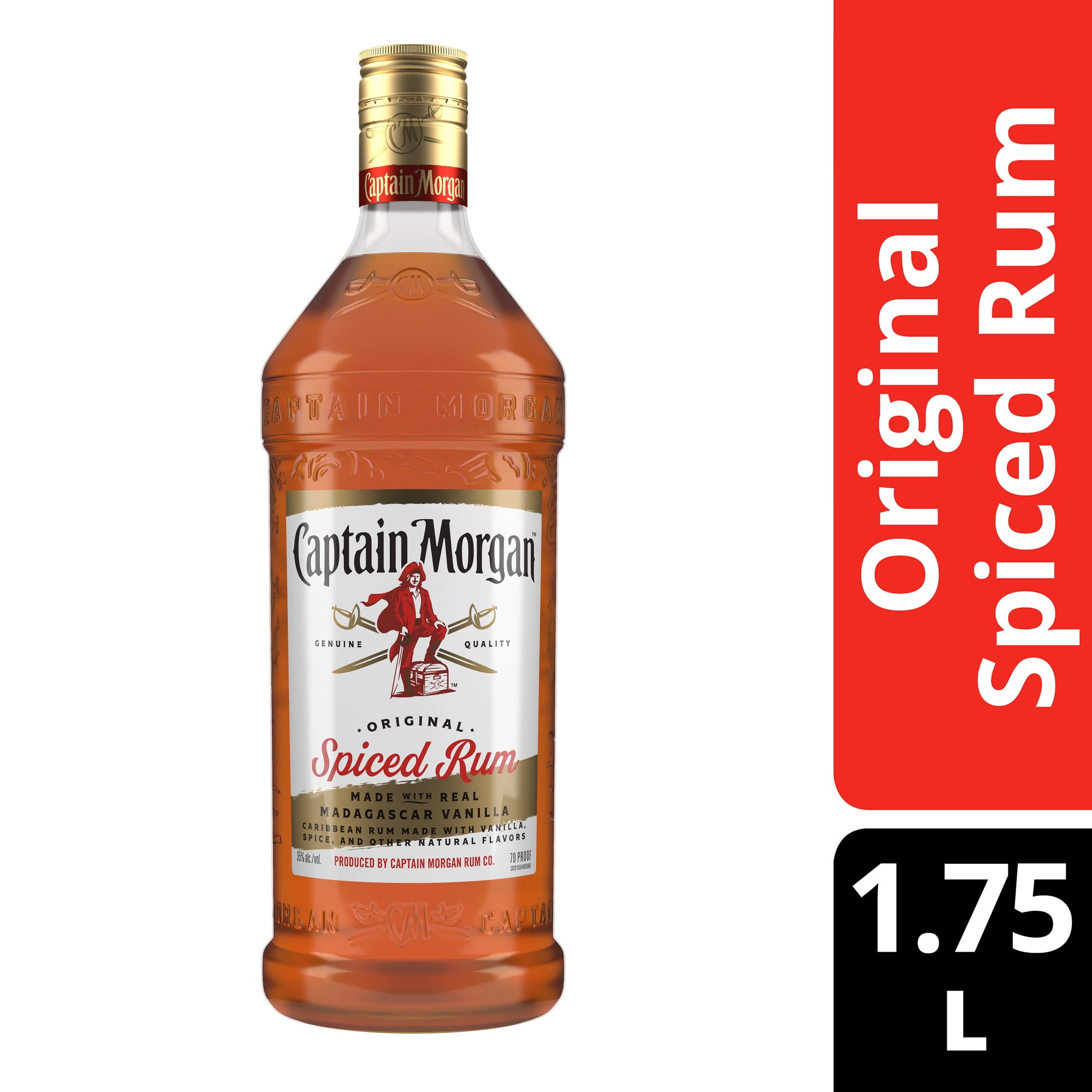 Captain Original Spiced Rum (Made with Real Madagascar Vanilla