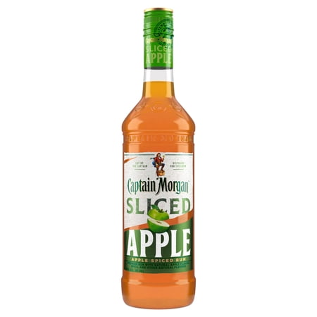 Captain Morgan Sliced Apple Spiced Rum, 750 ml Bottle, 35% ABV