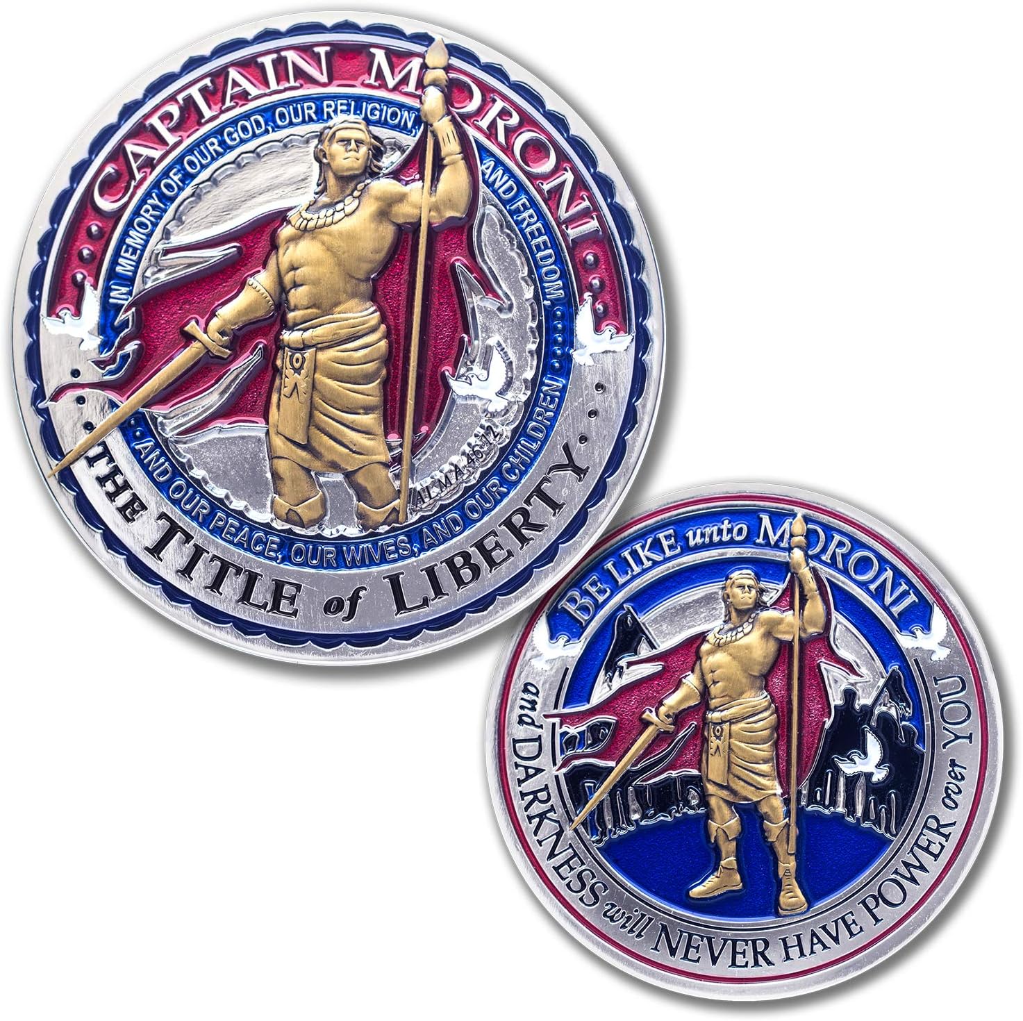 Captain Moroni LDS Collectible Medallion