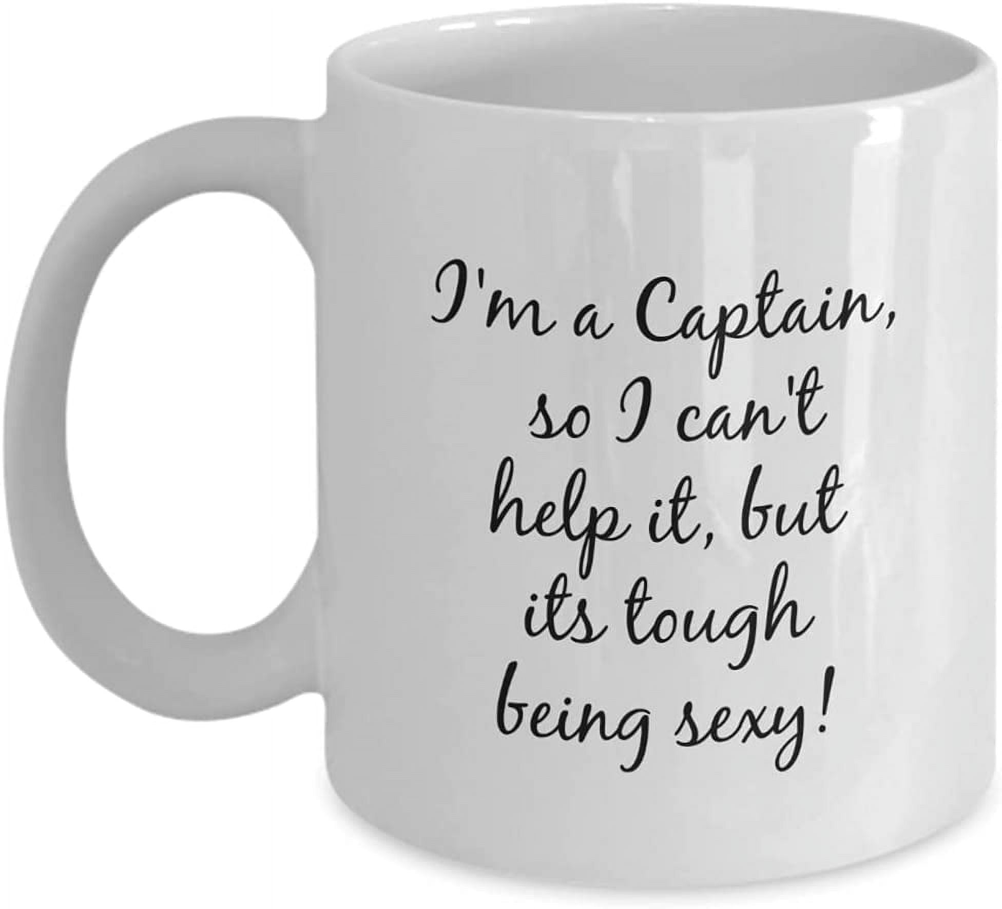 Captain Mug, Captain Coffee Mug, Sexy Skipper, Gifts for Captains, Presents  for Sailors, - Walmart.com