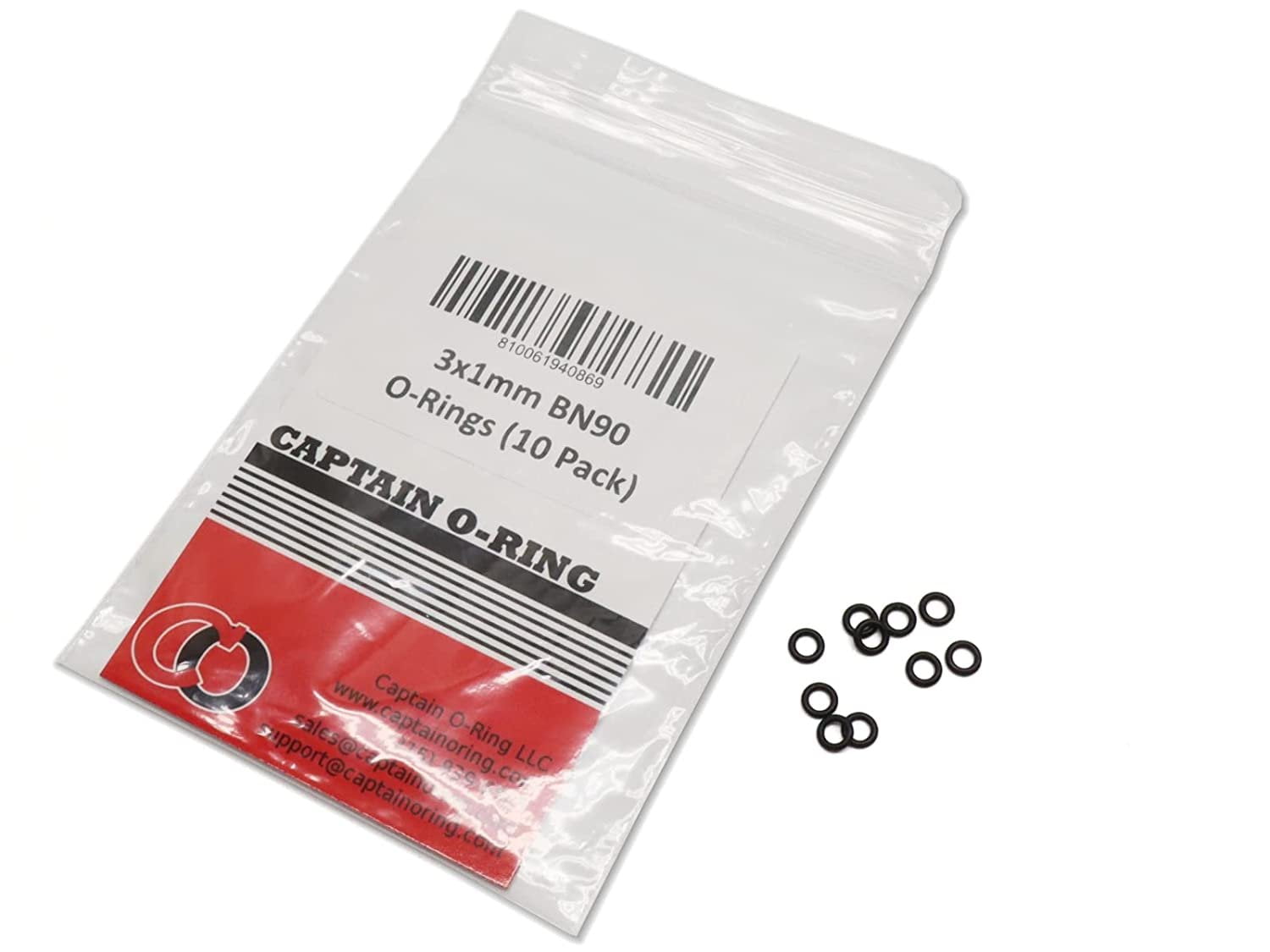 904 Nitrile O-ring 70a Durometer Black (pack Of 500 22 Nitrile 70A
