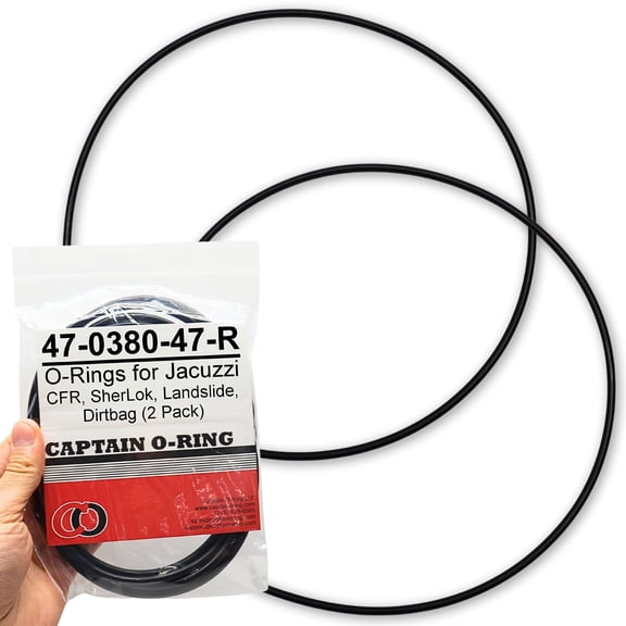 Captain O-Ring  47-0380-47-R O-Rings for Jacuzzi CFR SherLok Landslide Dirtbag 2 Pack