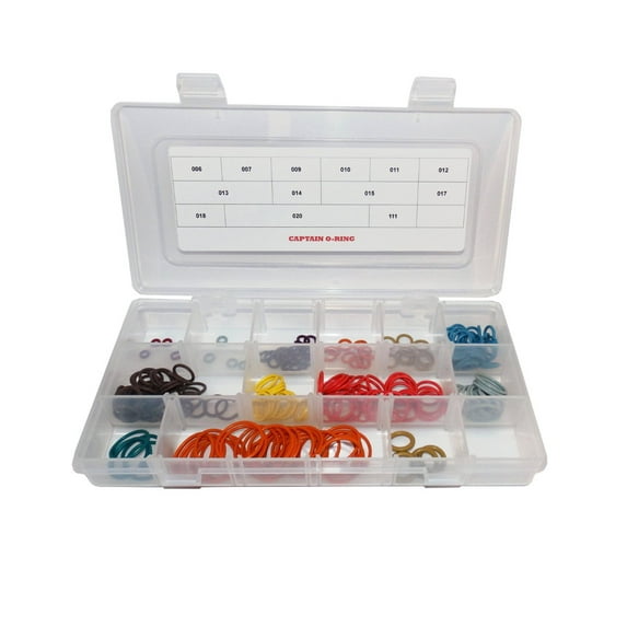 Captain O-Ring 5X Box Color Coded Oring Rebuild Kit for Smart Parts Shocker AMP