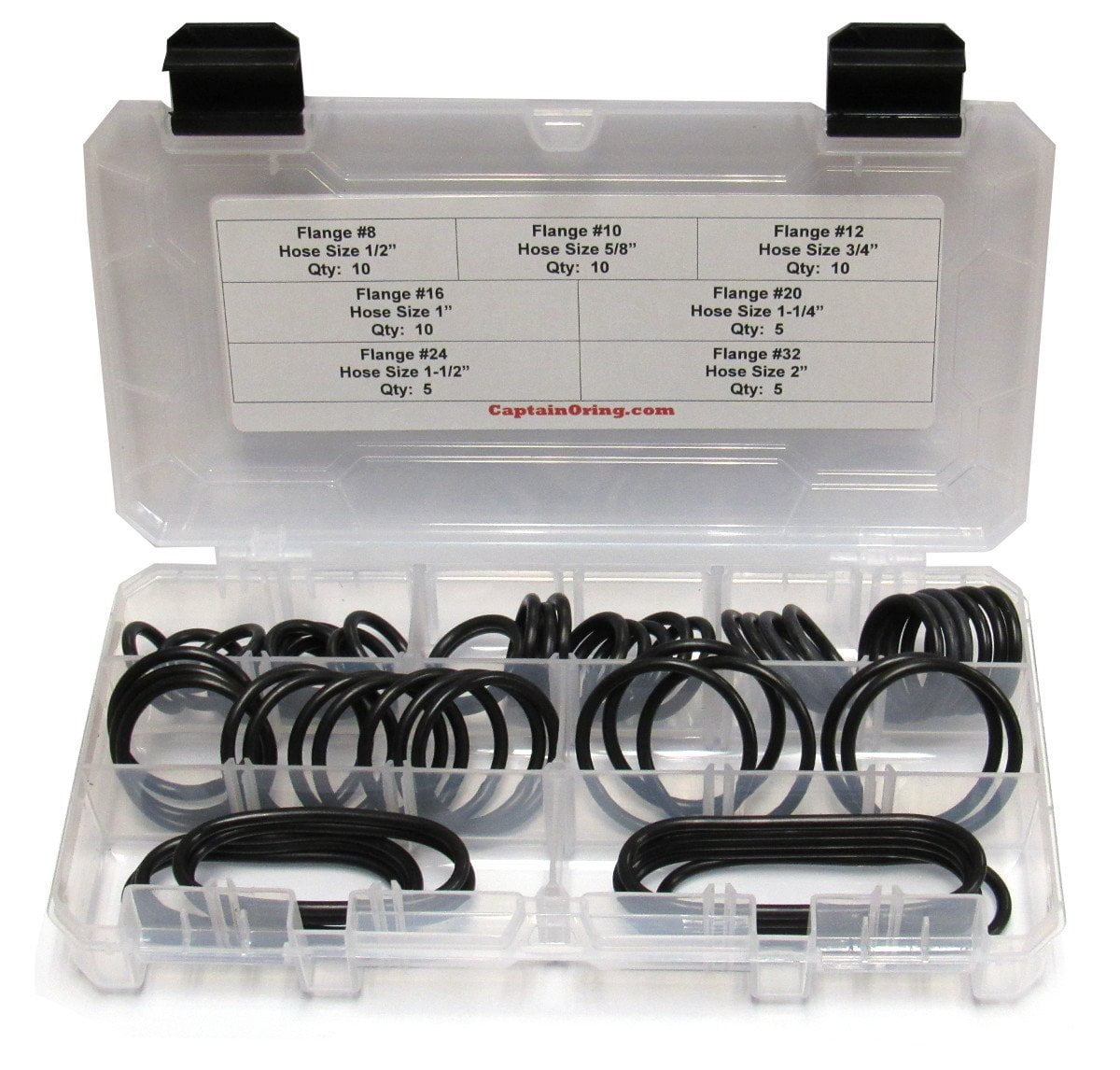 Captain O-Ring Flange Seal SAE Code 61/62 Hydraulic O-Ring Seal Kit ...