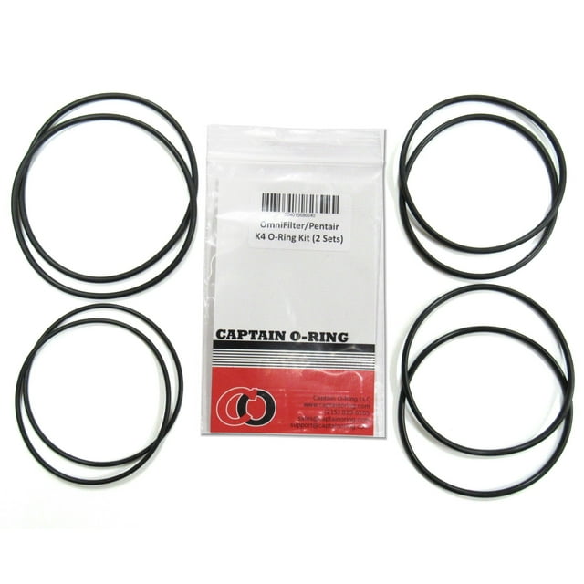 Captain ORing OmniFilter K4 Replacement ORing Kit for CBF1, CBF3
