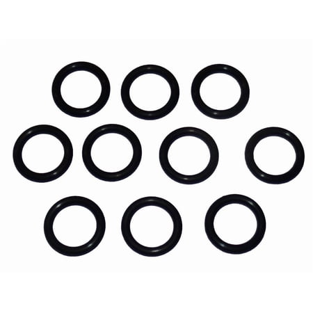 Captain O-Ring - Power Pressure Washer O-Rings for 3/8" Quick Coupler, High Temperature Viton FKM 10 pack [1/2" o-rings to fit 3/8" QC fittings]