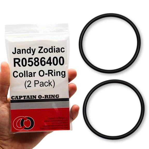 Captain O-Ring - R0586400 Small Collar O-Ring for Jandy Zodiac 2 Pack