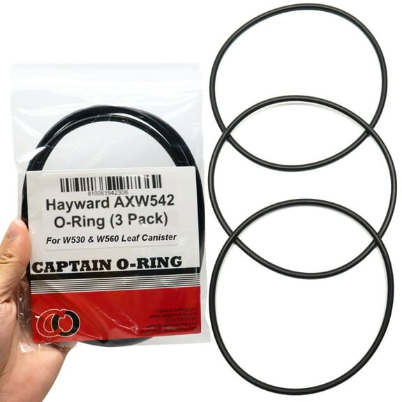 Captain O-Ring Replacement AXW542 Lid O-Rings for Hayward W530 W560 Series Leaf Canister 3 Pack