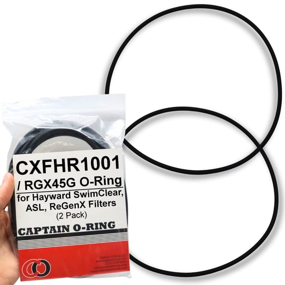 Captain O-Ring  Replacement CXFHR1001 / RGX45G O-Rings for Hayward SwimClear C100S, C150S, C200S. RG450, RG700, ASL C850, C1250 Filter Head 2 Pack