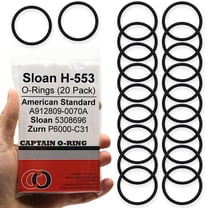 Captain O-Ring Replacement H-553/5308696 ORings for Sloan Royal/Regal Flushometer Valve Tailpiece P6000-C31, A912809-0070A 20 Pack