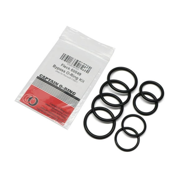 Captain O-Ring Replacement O-Ring Kit for Fleck 60049, Rainsoft 17557 Bypass Valve 13305, 7170288, 17990/18661