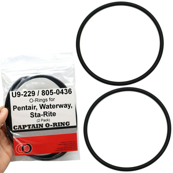 Captain O-Ring Replacement U9-229 / 805-0436 / O-218 Trap Cover O-Rings for Pentair Sta-Rite Waterway Pool Pumps 2 Pack