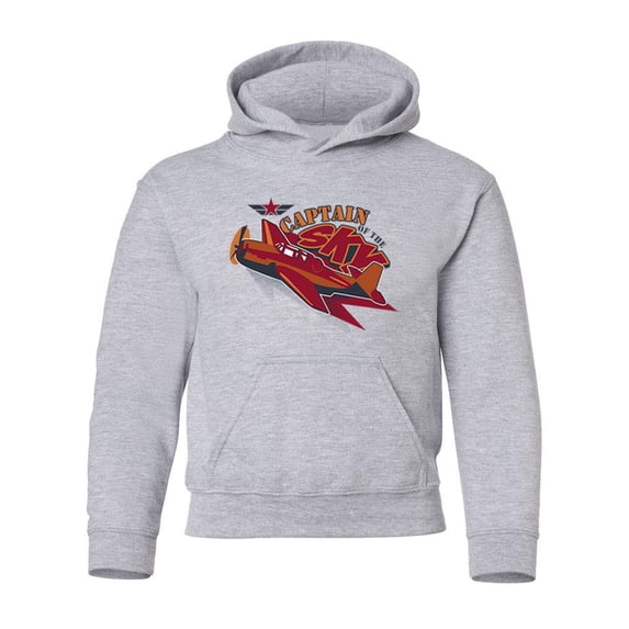 Captain Of The Sky! Hoodie Juniors -Image by Shutterstock, Large