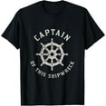 thumbnail image 1 of Captain Of This Shipwreck Funny Boat Captain T-Shirt, 1 of 4
