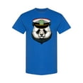 thumbnail image 1 of Captain Panda T-Shirt Men -Image by Shutterstock, Male Large, 1 of 2
