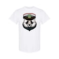 thumbnail image 1 of Captain Panda T-Shirt Men -Image by Shutterstock, Male Medium, 1 of 2