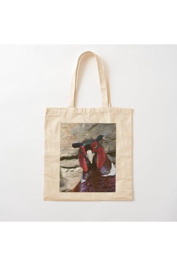 Captain Peacock Canvas Tote Bags, Reusable Shopping Bag