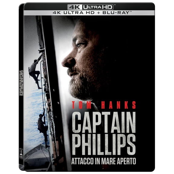Captain Phillips - Attacco In Mare Aperto- 4K Steelbook (Bd 4K + Bd Hd) (4K Ultra HD) Tom Hanks