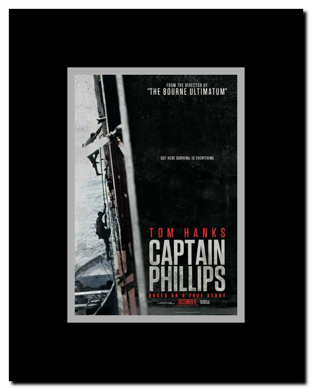 Captain Phillips Framed Movie Poster