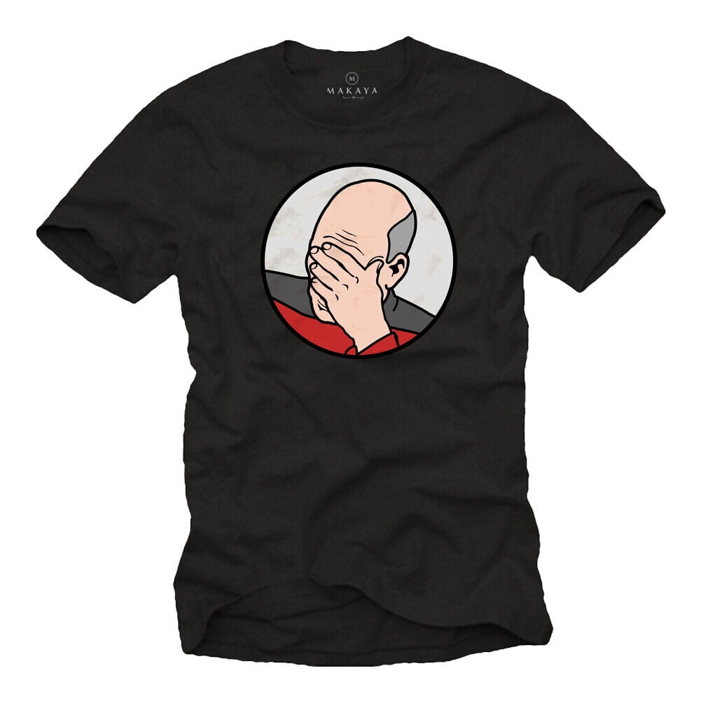 Captain Picard Epic Star Fail TShirt Herren Trek Meme Das Wars