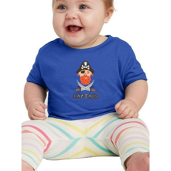 Captain Pirate T-Shirt Infant -Image by Shutterstock, 6 Months