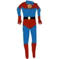 thumbnail image 1 of Captain Planet Adult Costume Body Suit Planeteers Lycra Spandex Mens Unisex, 1 of 8