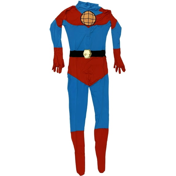 Captain Planet Adult Costume Body Suit Planeteers Spandex Mens Unisex