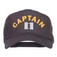 thumbnail image 1 of Captain Rank Logo Embroidered Cap - Charcoal Grey OSFM, 1 of 5