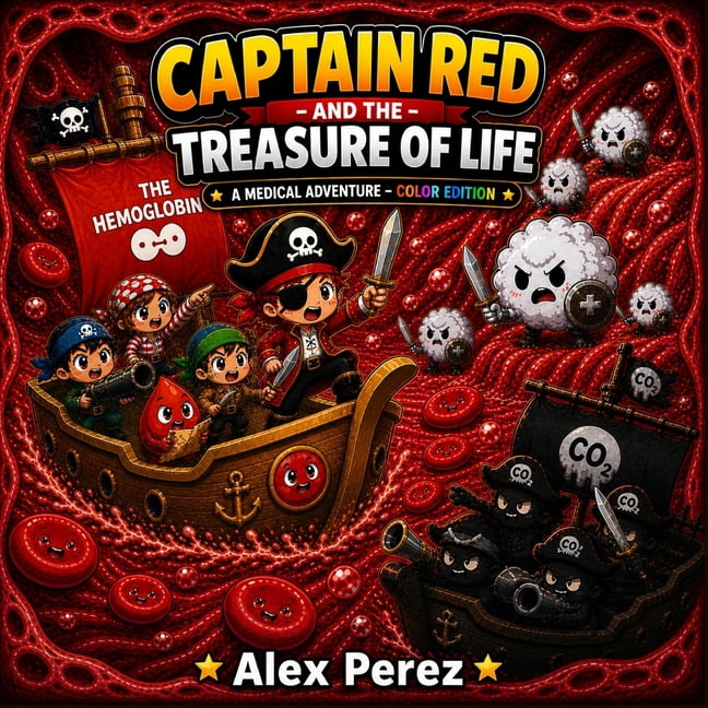 Captain Red and the Treasure of Life: A Medical Adventure, (Paperback)