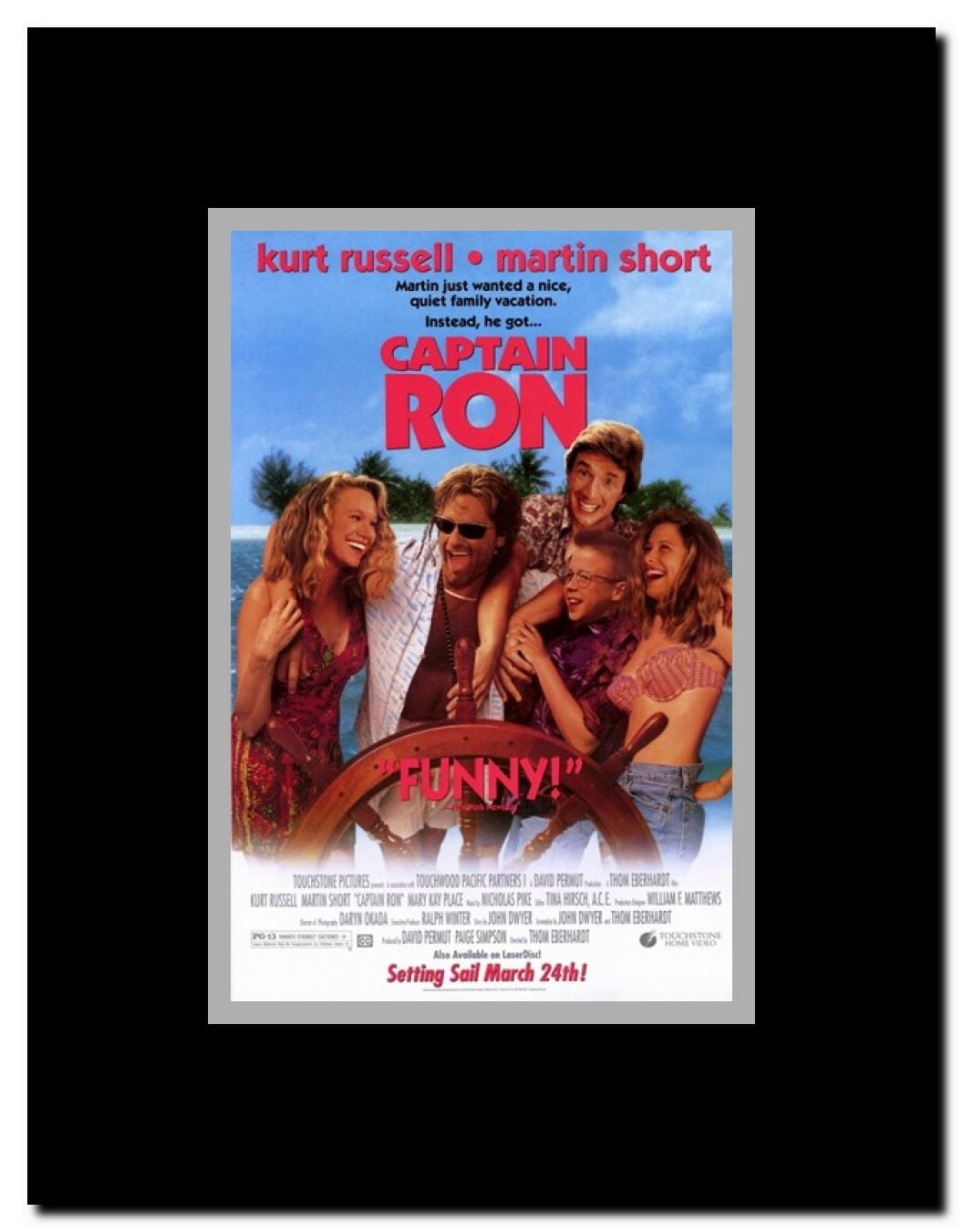 Captain Ron Framed Movie Poster