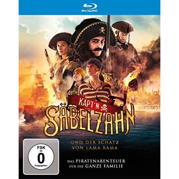 Captain Sabertooth and the Treasure of Lama Rama (2014) ( Kaptein Sabeltann og skatten i Lama Rama ) ( Captain Saber tooth & the Treasure of Lama Rama ) [ Blu-Ray, Reg.A/B/C Import - Germany ]