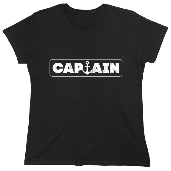 Captain Sarcastic Humor Novelty Funny Women's Casual Tees