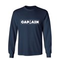 thumbnail image 1 of Captain Sarcastic Humor Novelty Men's Long Sleeve Shirts, 1 of 3
