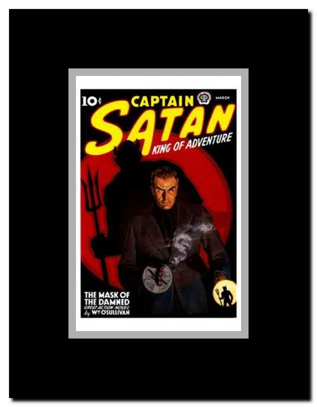 Captain Satan King of Adventure Framed Movie Poster