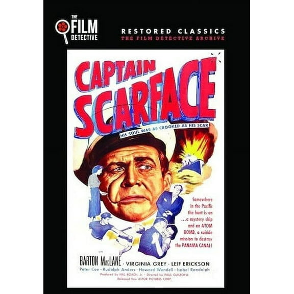 Captain Scarface (DVD), Film Detective, Action & Adventure