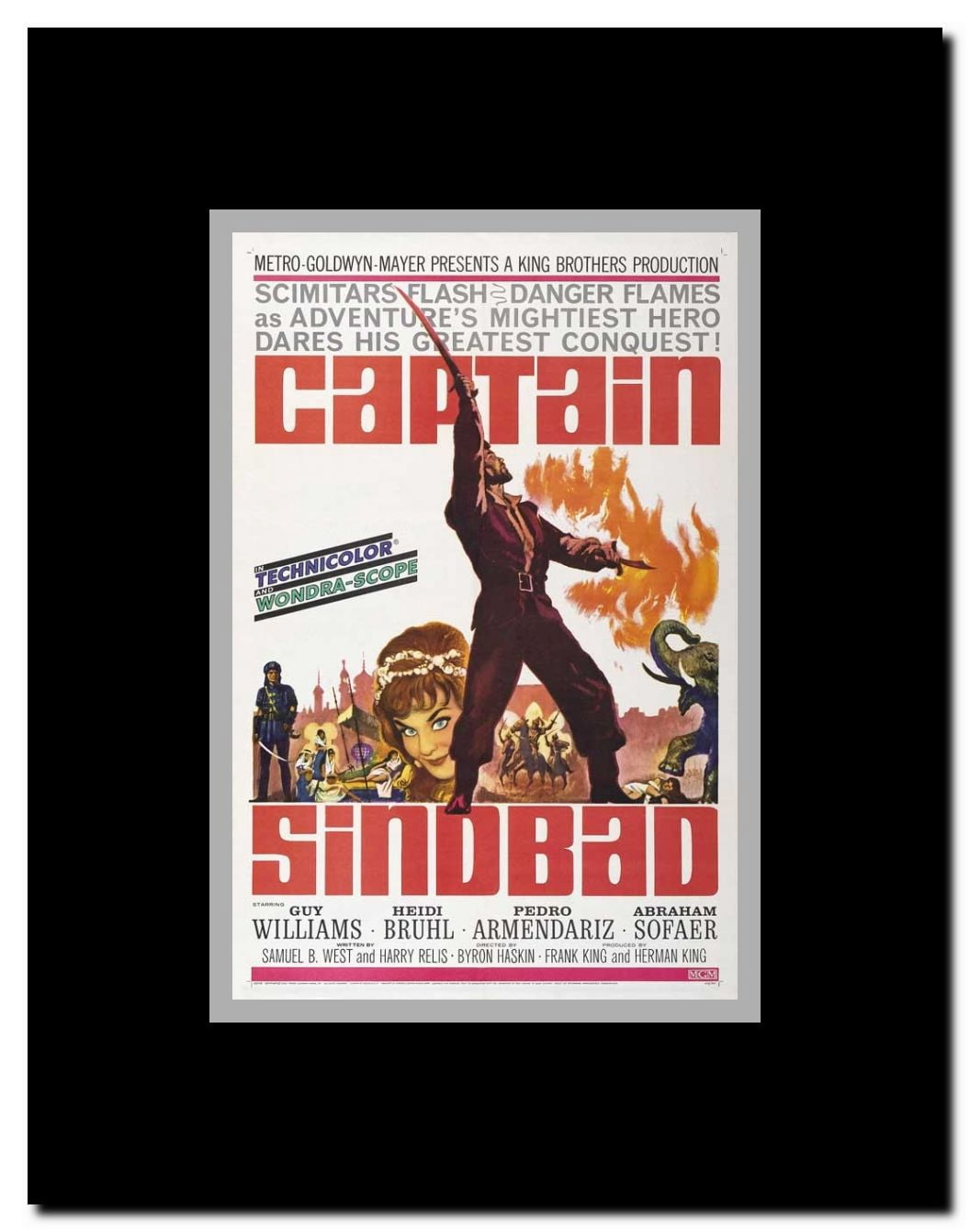 Captain Sindbad Framed Movie Poster
