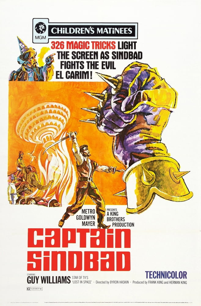 Captain Sindbad U Canvas Art -  (11 x 17)