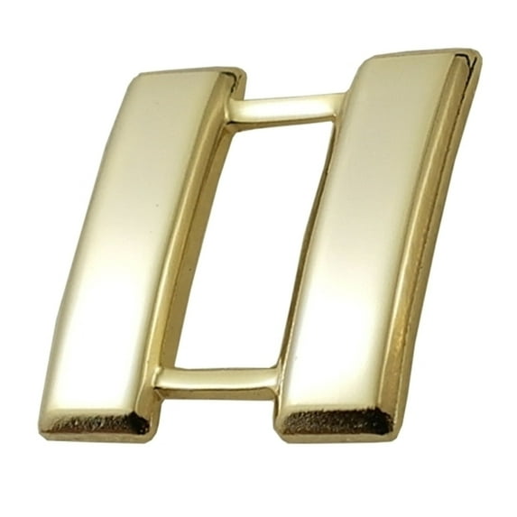 Hero's Pride CAPTAIN Mini Smooth Insignia Pins, Gold Finish, 3/4" High, Pair