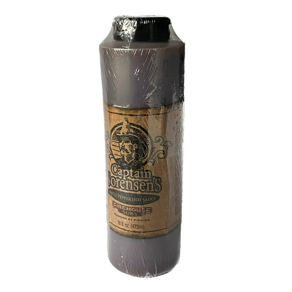 Captain Sorensen's Datil Pepper Hot Sauce by Firehouse Subs, 16 oz