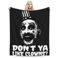 thumbnail image 1 of Captain Spaulding Blanket, Anime Throw Blanket For Bed Sofa Couch, Super Soft Flannel Blanket For Bedroom Livingroom, 80"X60", 1 of 9