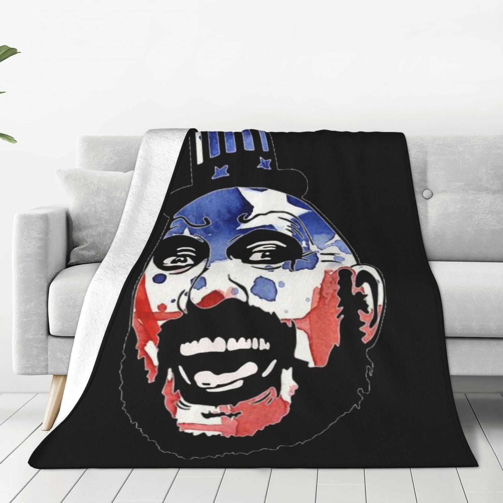 Captain Spaulding Blanket UltraSoft Micro Fleece Blanket Throw All