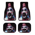 thumbnail image 1 of Horror Character Car Mats Set 4 Pieces with Double Stitch Line Anti-Slip Backing Design Universal Fit for Most Vehicles, 1 of 8