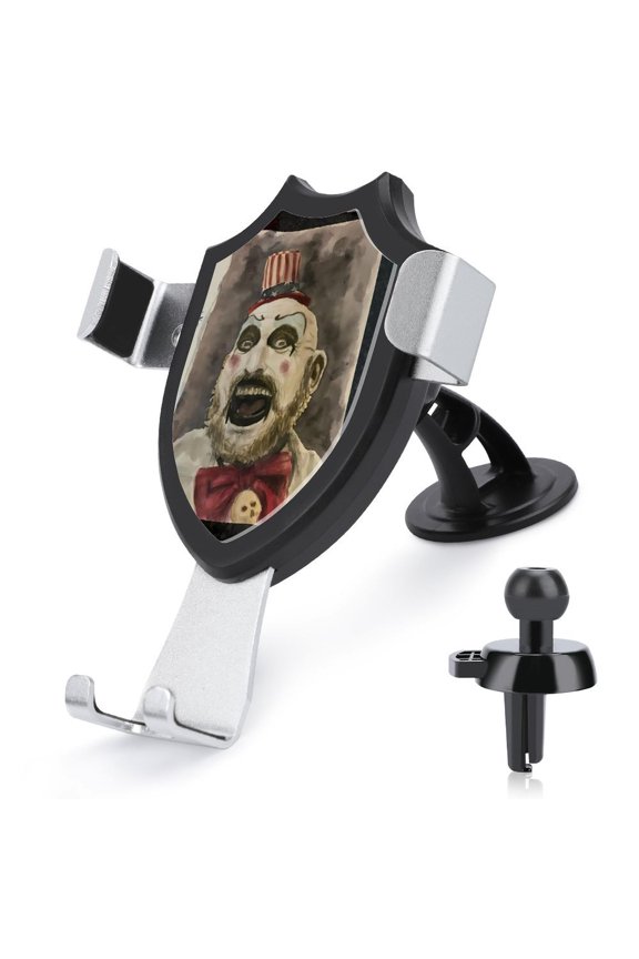 Captain-Spaulding Car Phone Holder, Air Vent Clip Car Phone Holder Mounts Fit for 4-6 Inch Cell Phone, Pretty Car Accessories for Women And Men